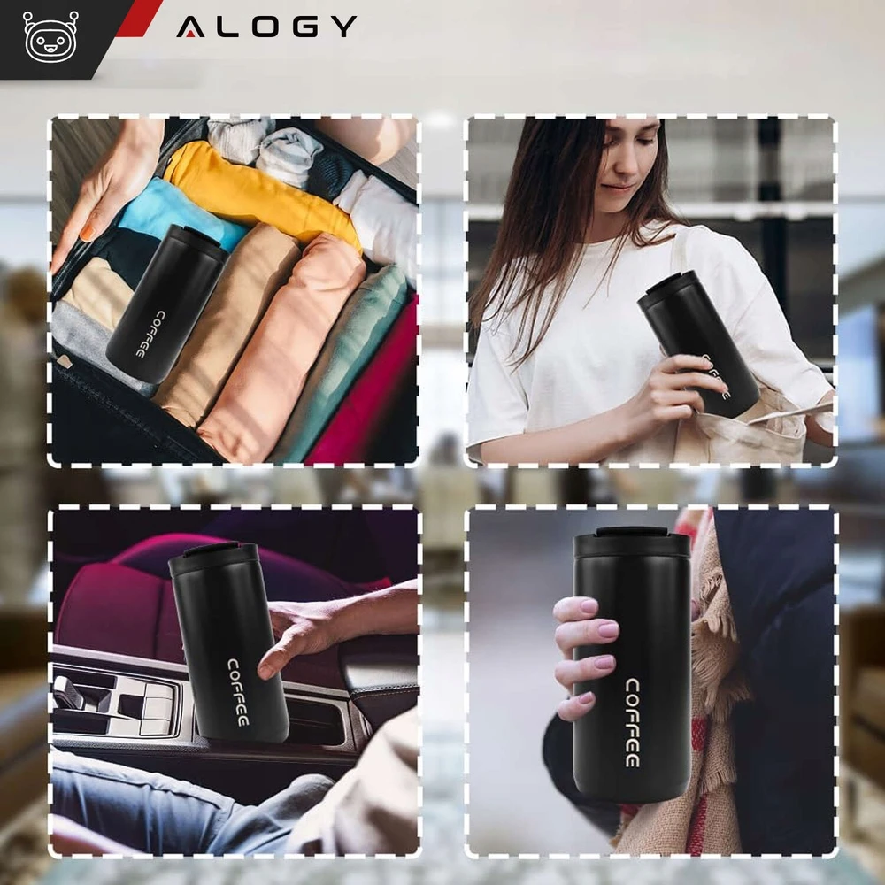 Alogy TERMINIS PUODULIS, VAKUUMINIS TERMO KAVAI IR ARBATA AUTOMOBILIUI