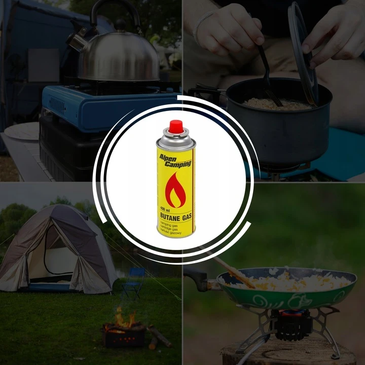 Alpen Camping Dujų kasetė turistinei krosnelei Visa dėžutė 28 vnt