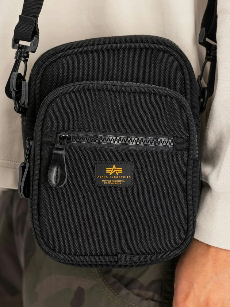 Alpha Industries Alfa Industries vyriškas pasiuntinių krepšys, juodas 156941