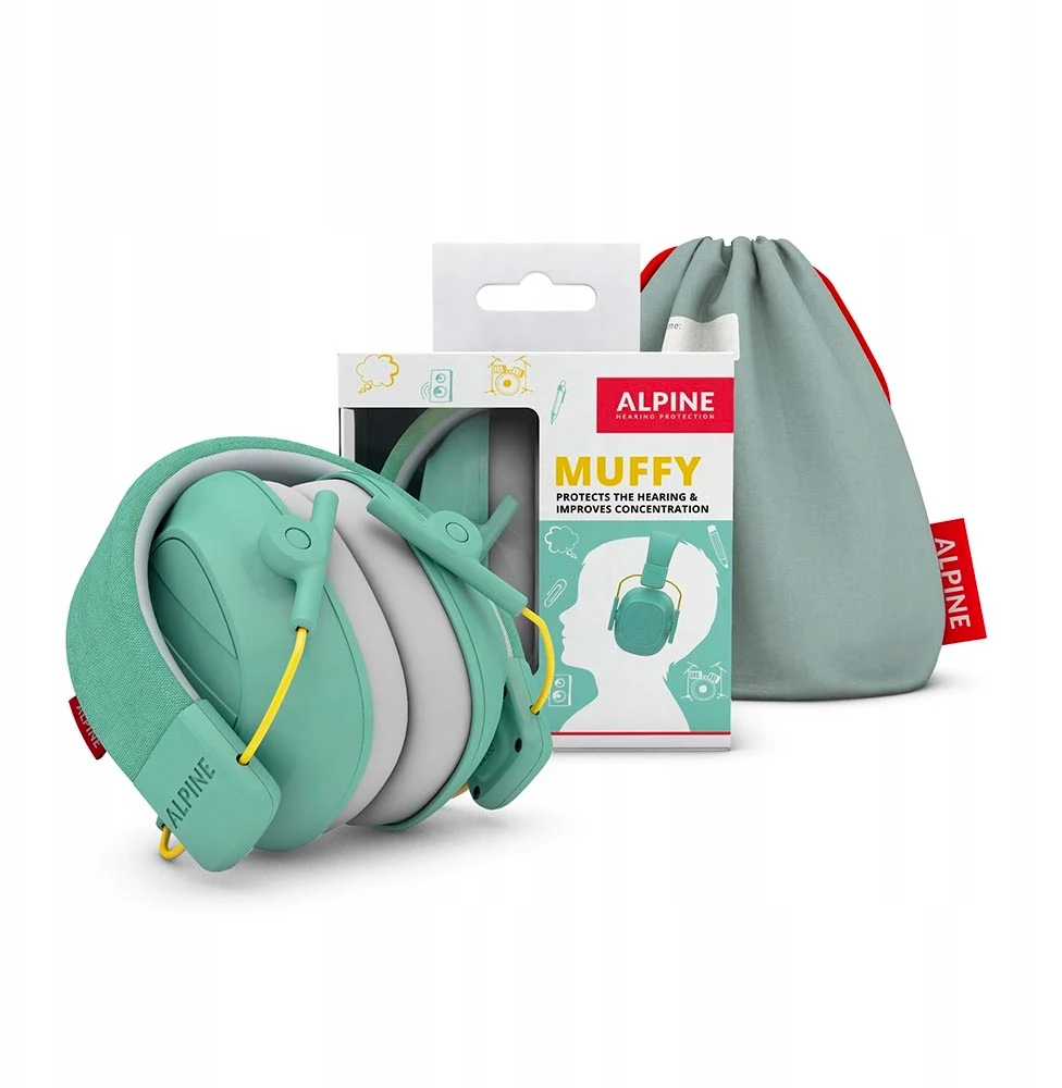 Alpine Muffy Kids klausos apsaugos priemonės, mėtų