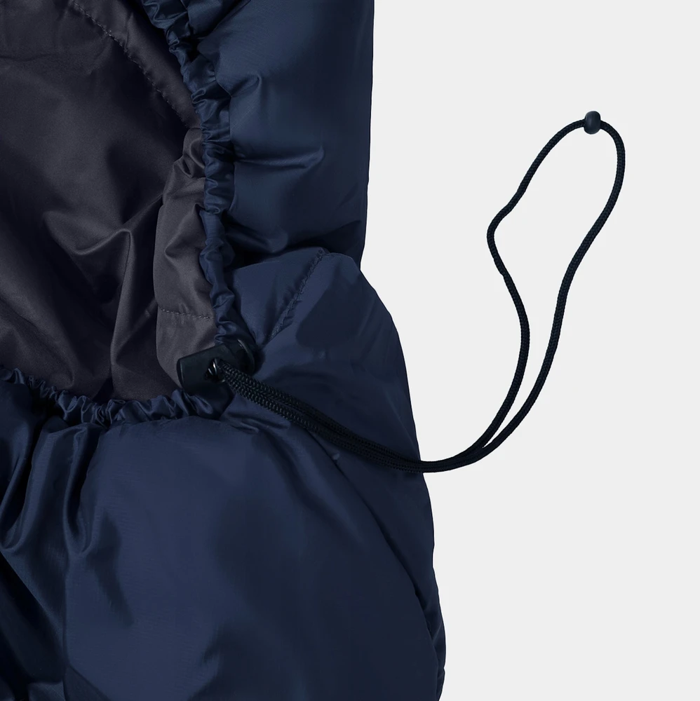 Alpinus Fiber Pro 1500 miegmaišis kairėje, tamsiai mėlyna