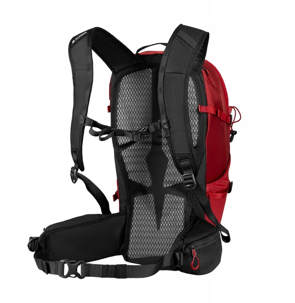 Alpinus Negoiu 20l: Raudonas kelioninis trekkingo kuprinė