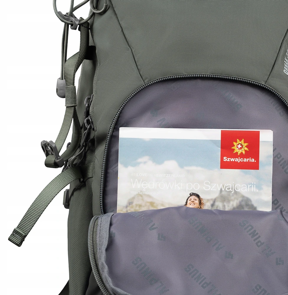 Alpinus Ornak 30 - turistinis kuprinės, 30l, žalios spalvos