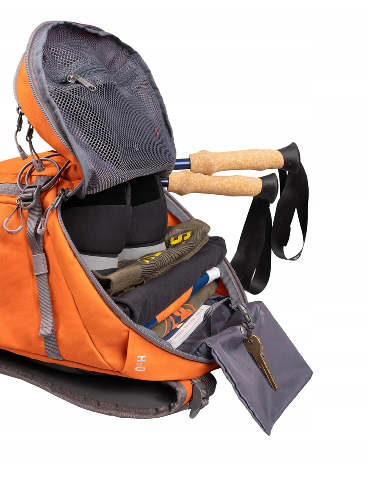 Alpinus Teno 24 D-tech turistinis kuprinė su H2o sistema ir lietaus uždangalu