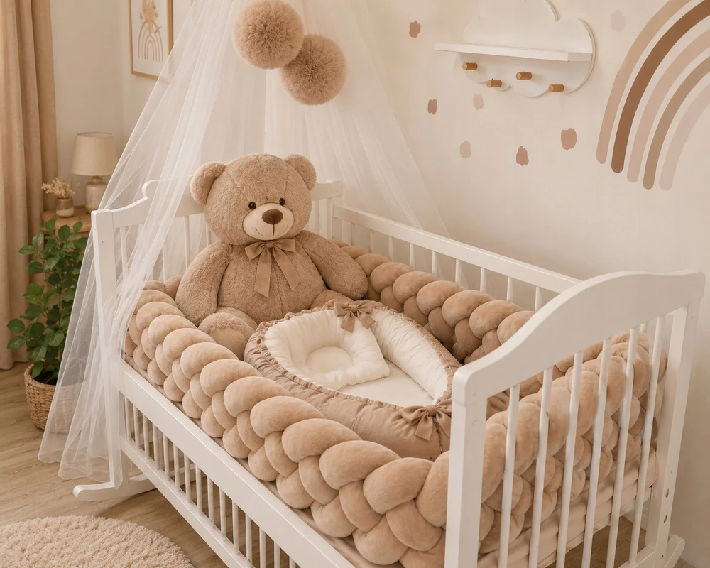 Altera BRIDGE PROTECTOR lovelei, WRAPPER XL 360cm + Tvirtinantis BEIGE MEŠIKIS