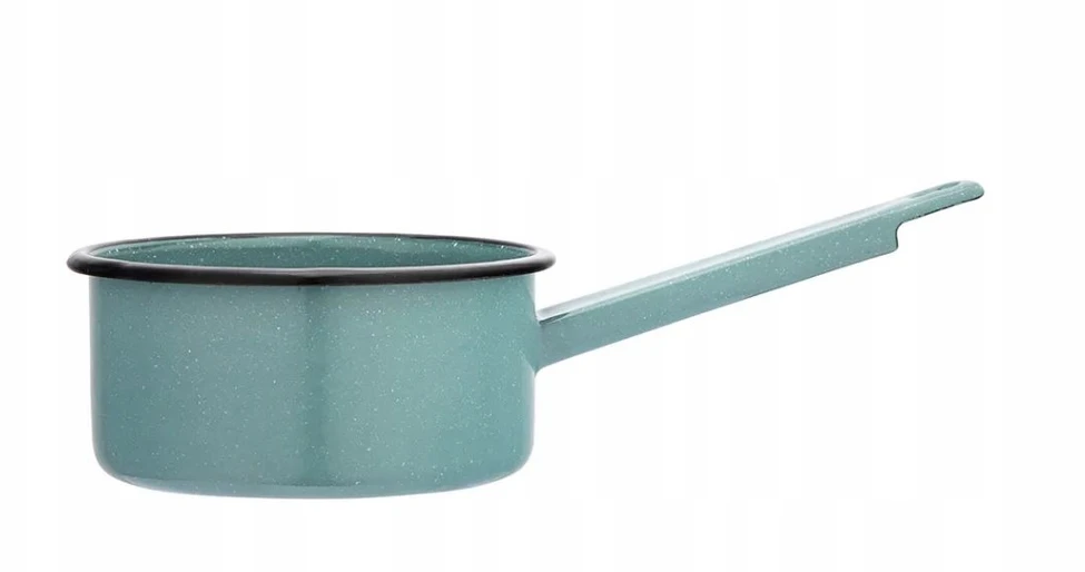 Altom Design Emaliuotas metalinis puodas, mažas šalavijų puodas, 1L, 1 vnt