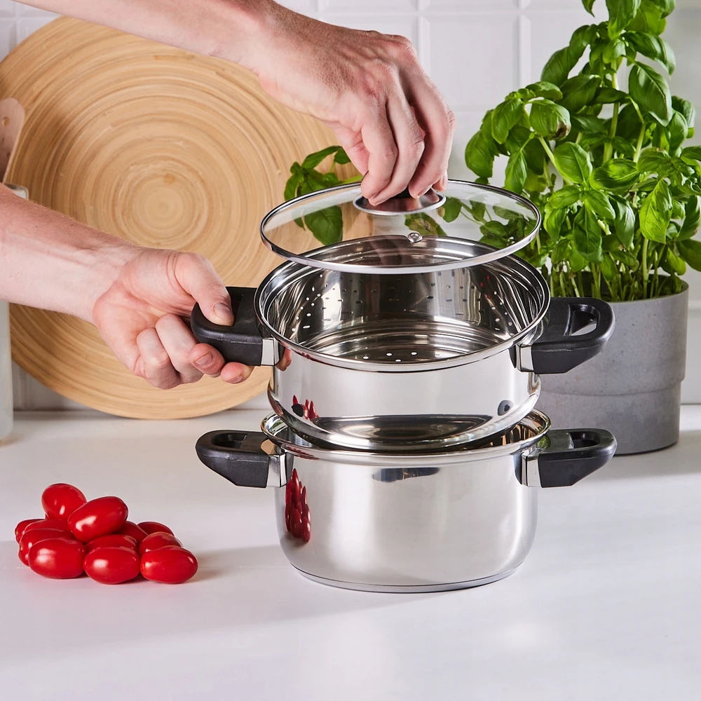 Altom Design Garinimo puodas, nerūdijančio plieno indukcinis puodas, Altom Emilio, 2,2 l