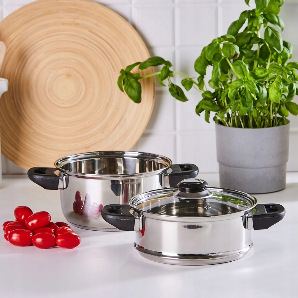 Altom Design Garinimo puodas, nerūdijančio plieno indukcinis puodas, Altom Emilio, 2,2 l