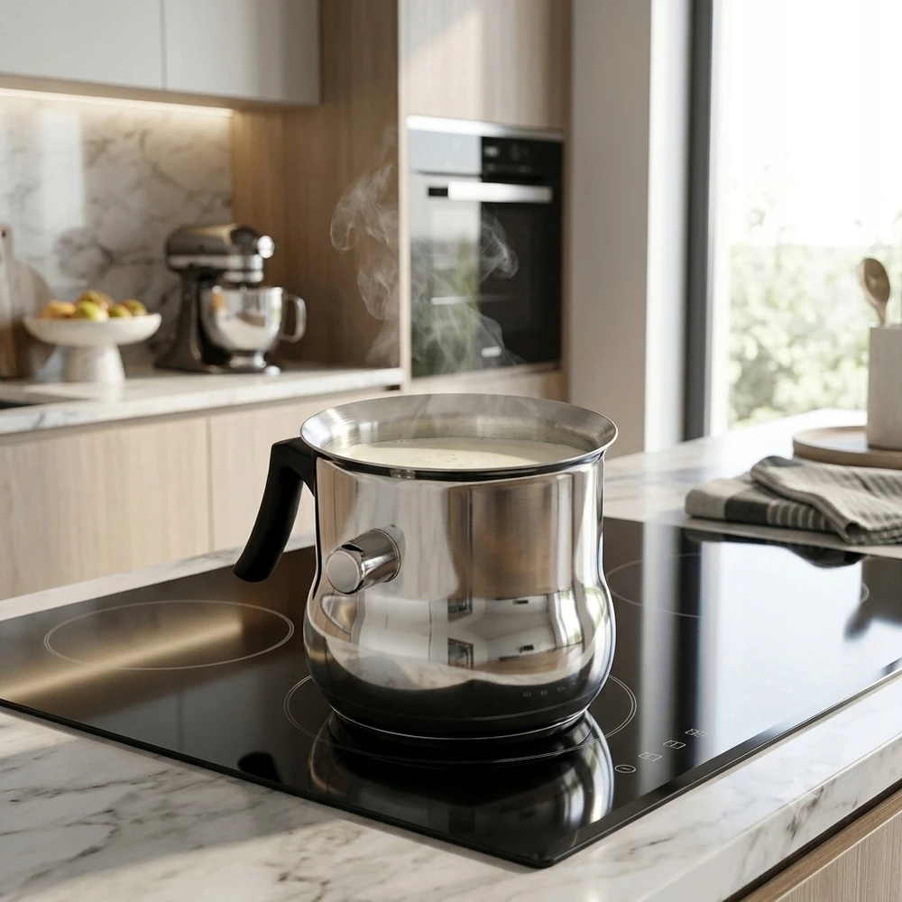 Altom Design Pieno virimo puodas 1L su vandens striuke Altom Induction
