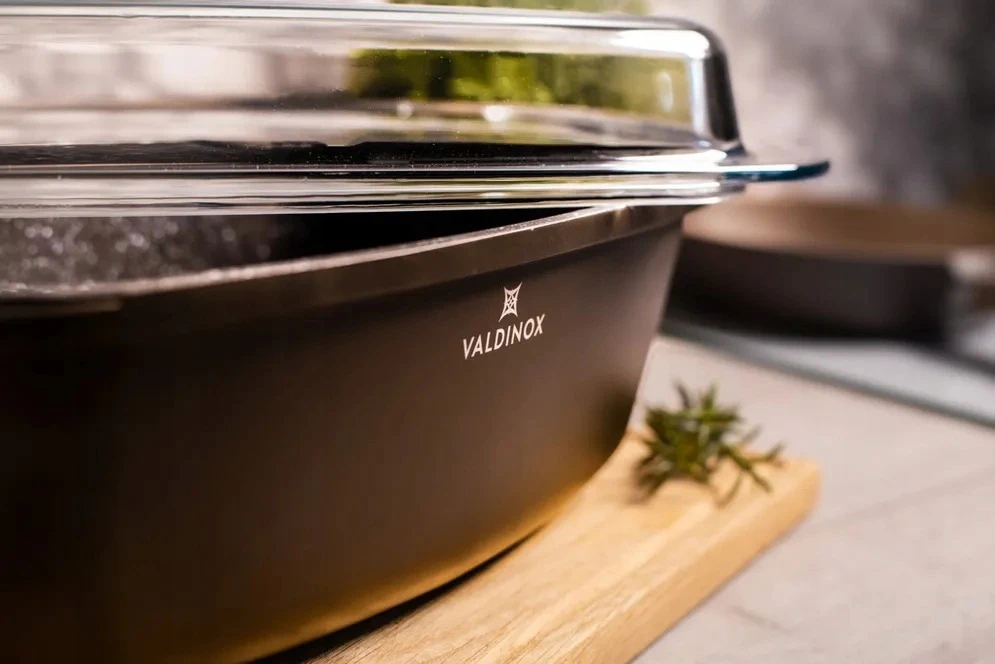Altom Design VALDINOX AURUM 5,7 L NELIPEJUS ALIUMININIS LIETUVAS SU DANGIU, INDUKCINIS