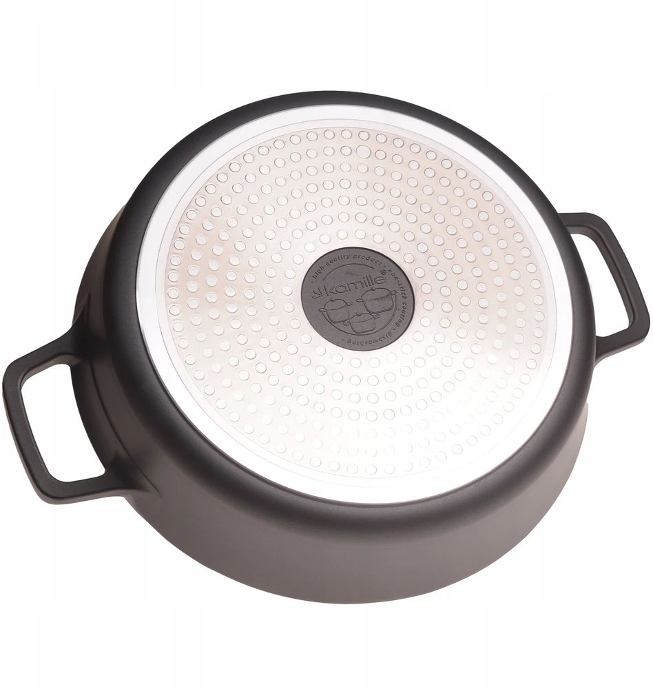 Alumininis puodas su marmurine danga Kamille 4l, 28cm, indukcijai
