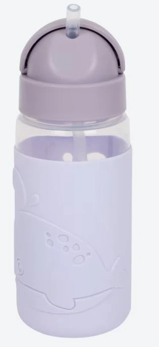 Alvar Baby Puodelis Butelis su šiaudeliu vaikiškų gėrimų Alvär 350 ml