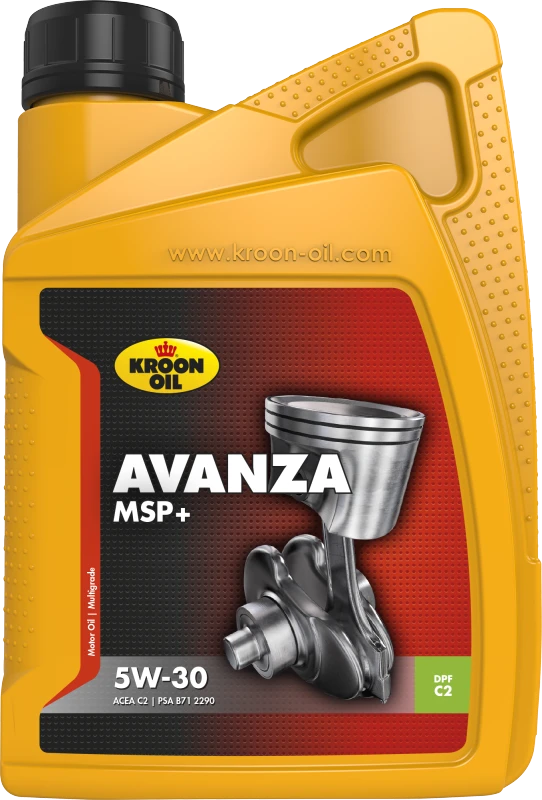 Kroon-Oil Avanza MSP+ 5W-30 sintetinė alyva, 1 L
