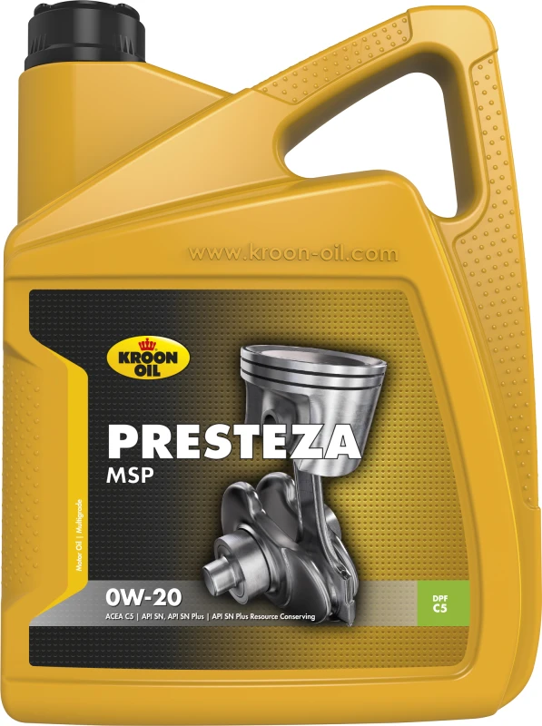 Kroon-Oil Presteza MSP 0W-20 variklinė alyva, 5 L