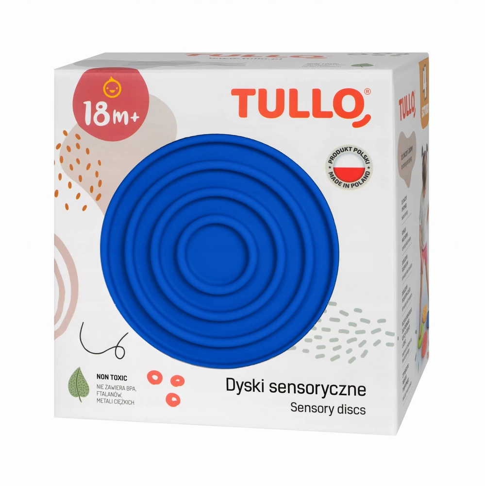 AM Tullo TULLO 615 Sensoriniai diskai įvairių tekstūrų - 4 vnt.