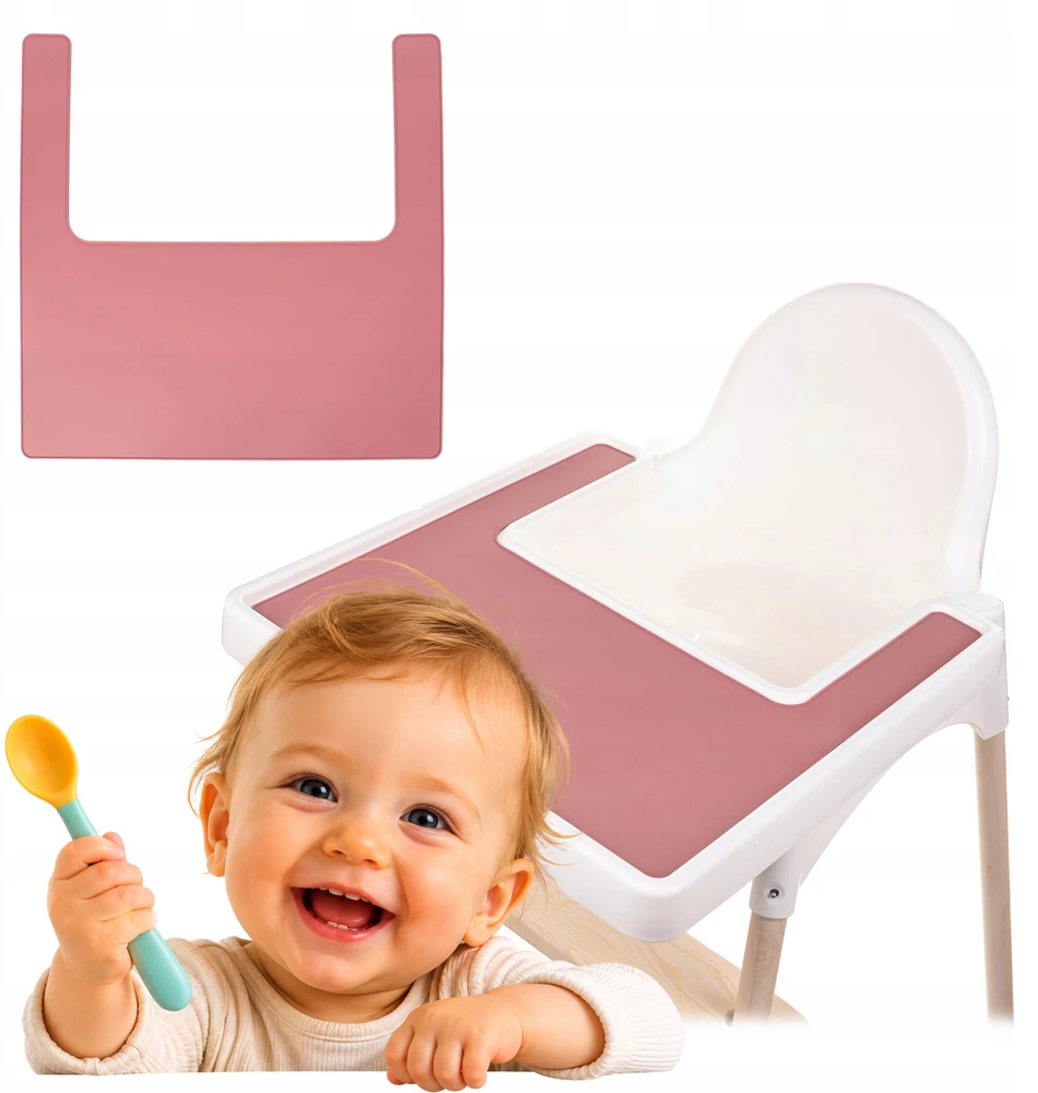 AMami Silikonas be BPA IKEA Antilop FUCHSIA maitinimo kilimėlis