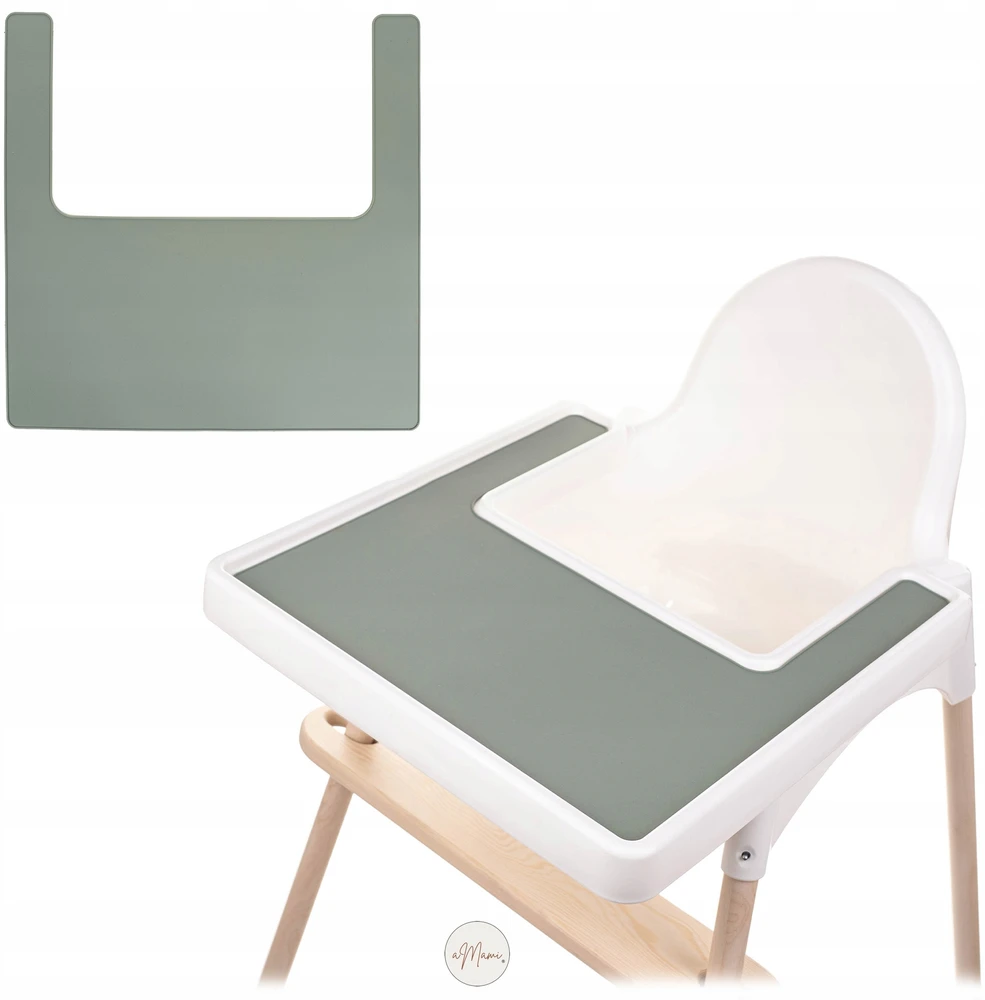 aMami silikoninis kilimėlis be BPA, skirtas IKEA Antilop kėdei, OLIVE