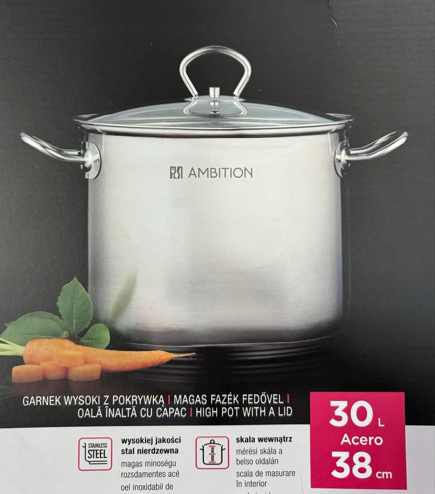 Ambition ACERO tradicinis puodas, 30 l