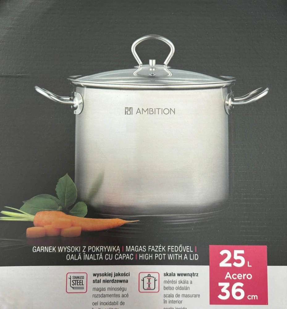 Ambition ACERO tradicinis puodas, 30 l