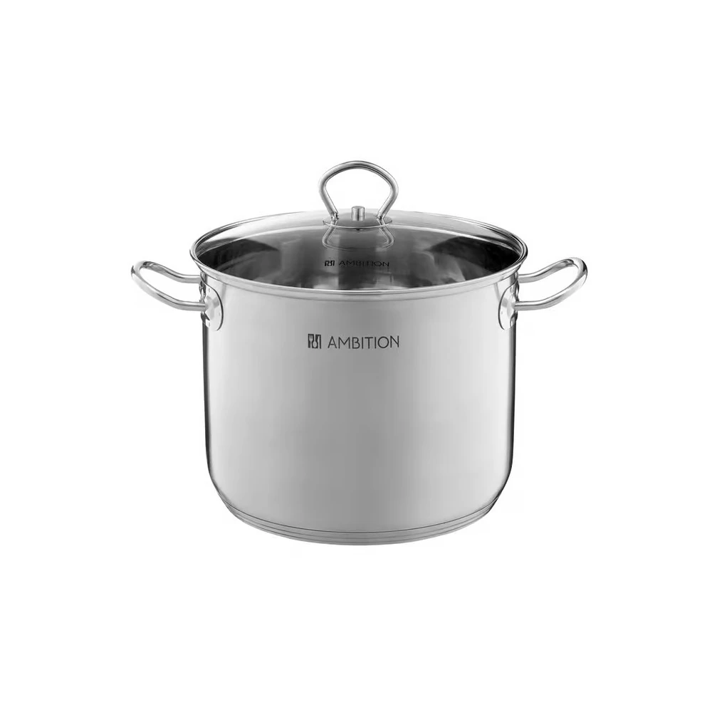 Ambition AM-ACERO PUODAS AUKŠTIS 34CM 22,3L SU STIKLINIU DANGČIU INDIVIDUALUS