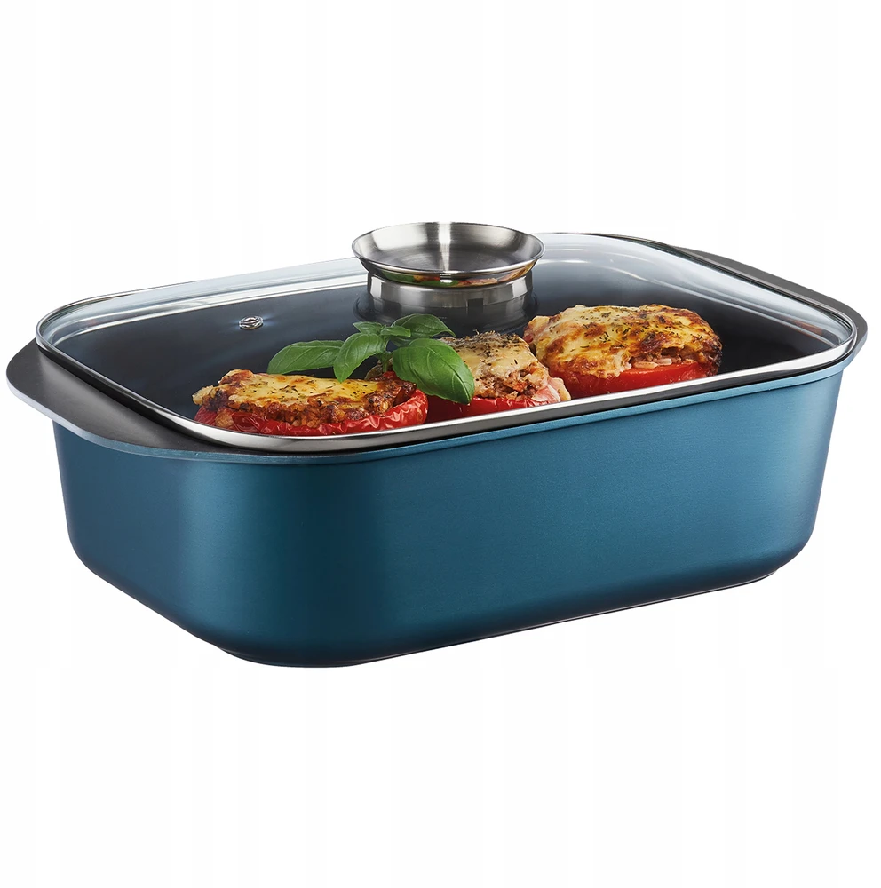 AMBITION AZZURRO Kepimo skarda 40x26 CM 7,5 L DANČIO INDUKCINĖ NELIPA