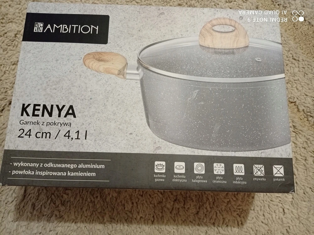 AMBITION KENYA PUODAS SU DANČIU INDUKCINIU 24CM 80047