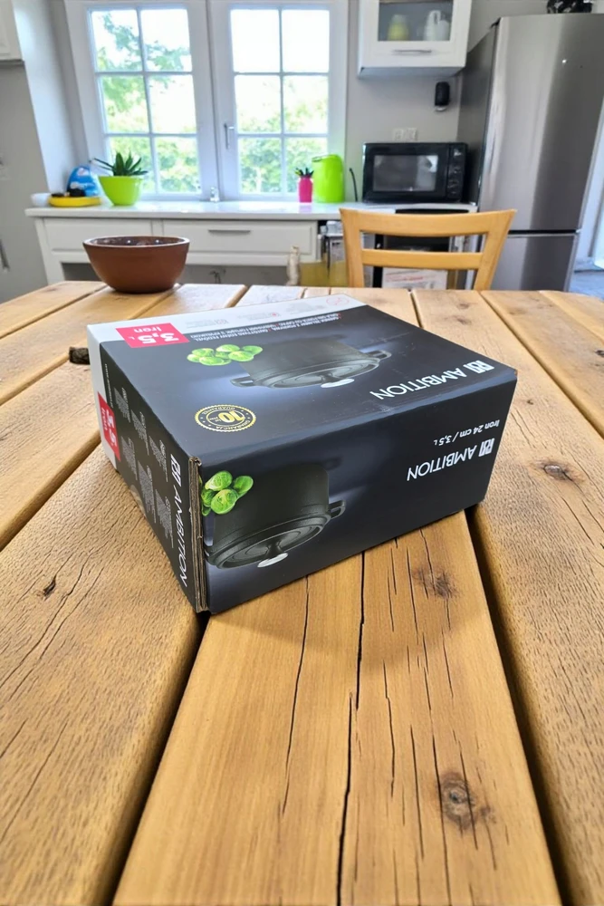 Ambition ketaus puodas su dangčiu Iron, 3.5 L, 24 cm
