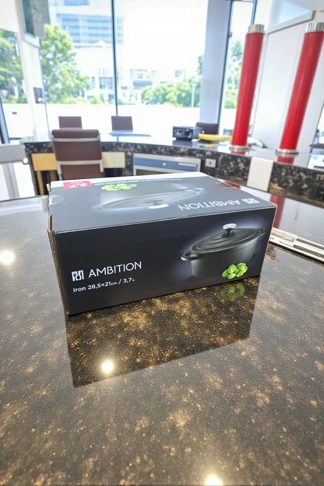 Ambition KETUS PUODAS SU DANGIU 3,7L GELEŽIO AMBICIJOS INDUKCINĖ KROSTELĖ