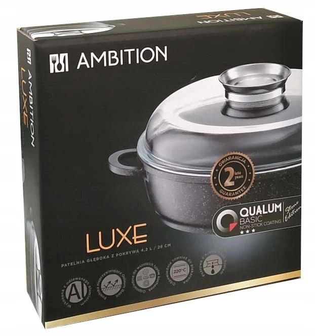 Ambition LUXE neprideganti keptuvė 4,2 l