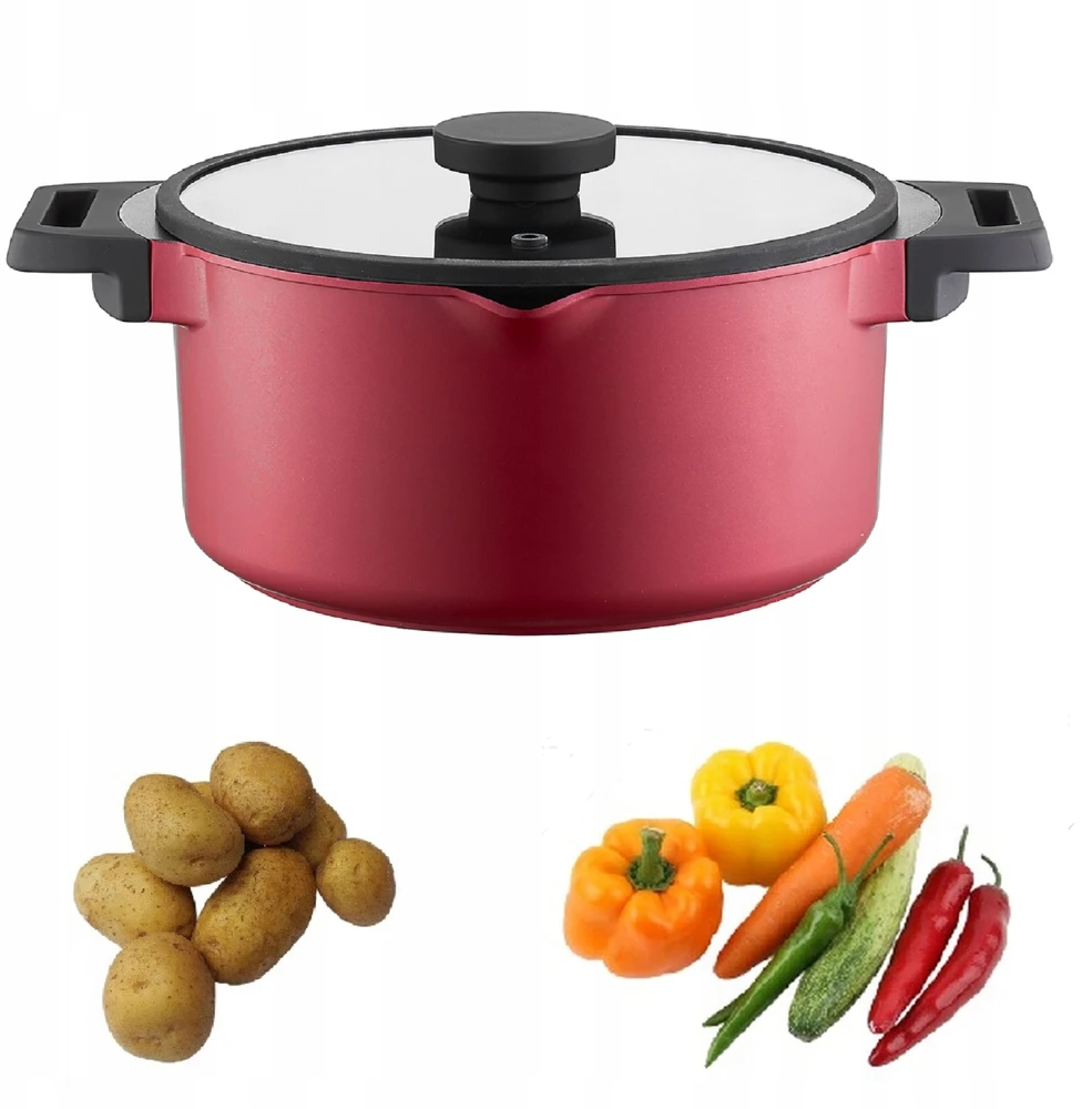 AMBITION NOEL TRADICINIS KIETAS PUODAS SU DANGIU, DUJOS, INDUKCINIS, 24 cm, 4,7 l