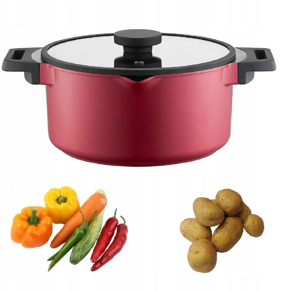 AMBITION NOEL TRADICINIS KIETAS PUODAS SU DANGIU, DUJOS, INDUKCINIS, 24 cm, 4,7 l