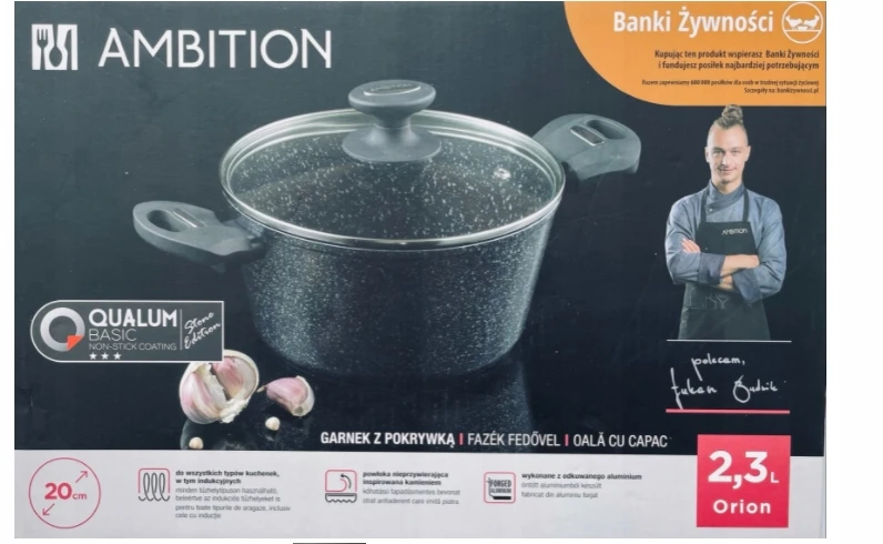 Ambition Orion puodas su dangteliu 2,3l 20cm