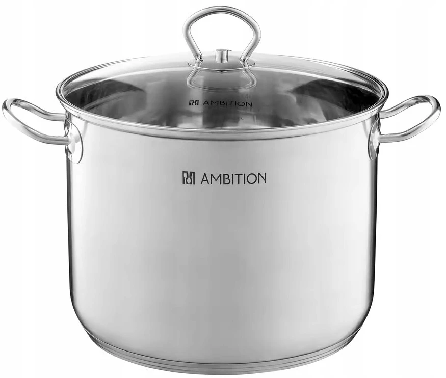Dajar Ambition puodas su dangčiu Acero, 8,4 l, 24 cm