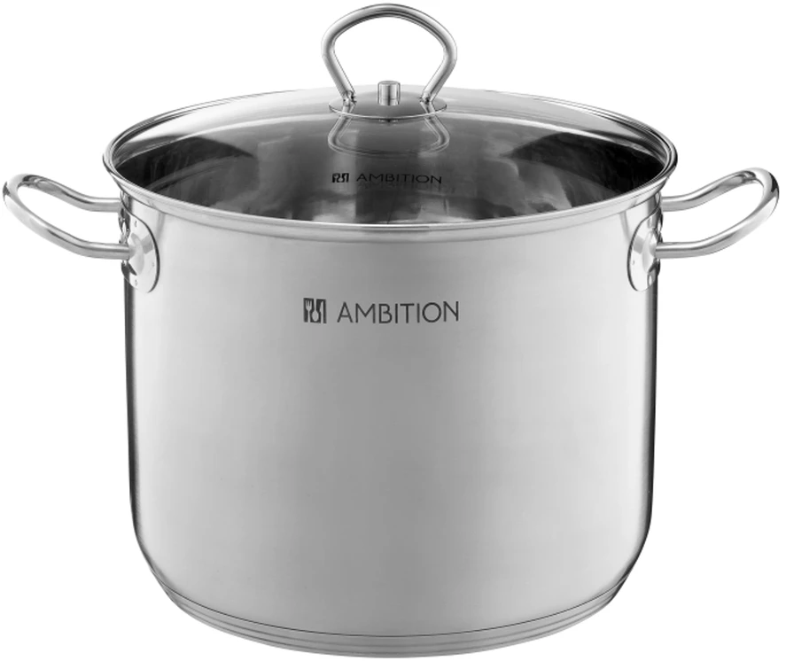 Dajar Ambition puodas su dangčiu Acero, 8,4 l, 24 cm