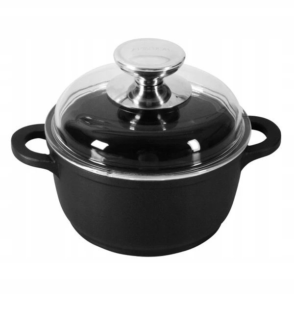 Dajar AMBITION puodas su dangčiu Taurus, 16 cm, 1,25 l