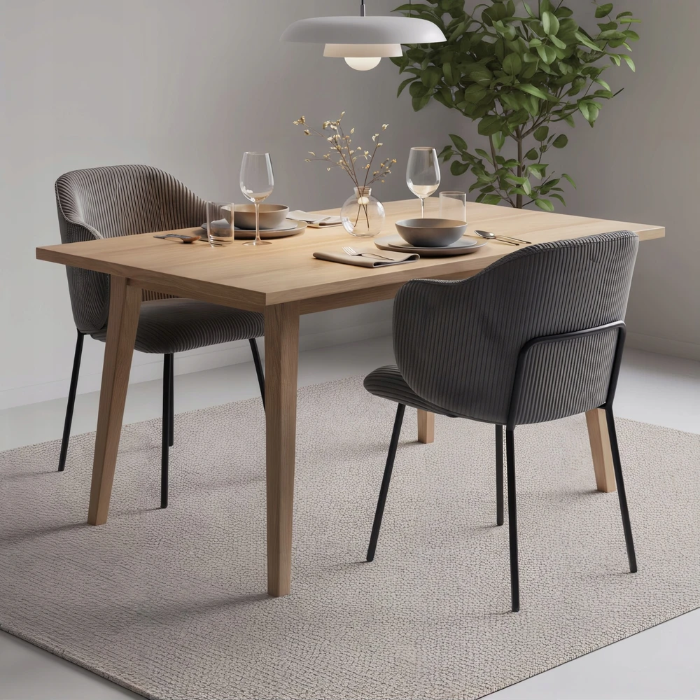 AMELIA aksomu apmušta velvetinė kėdė JUMIhome valgomajam LIVING ROOM