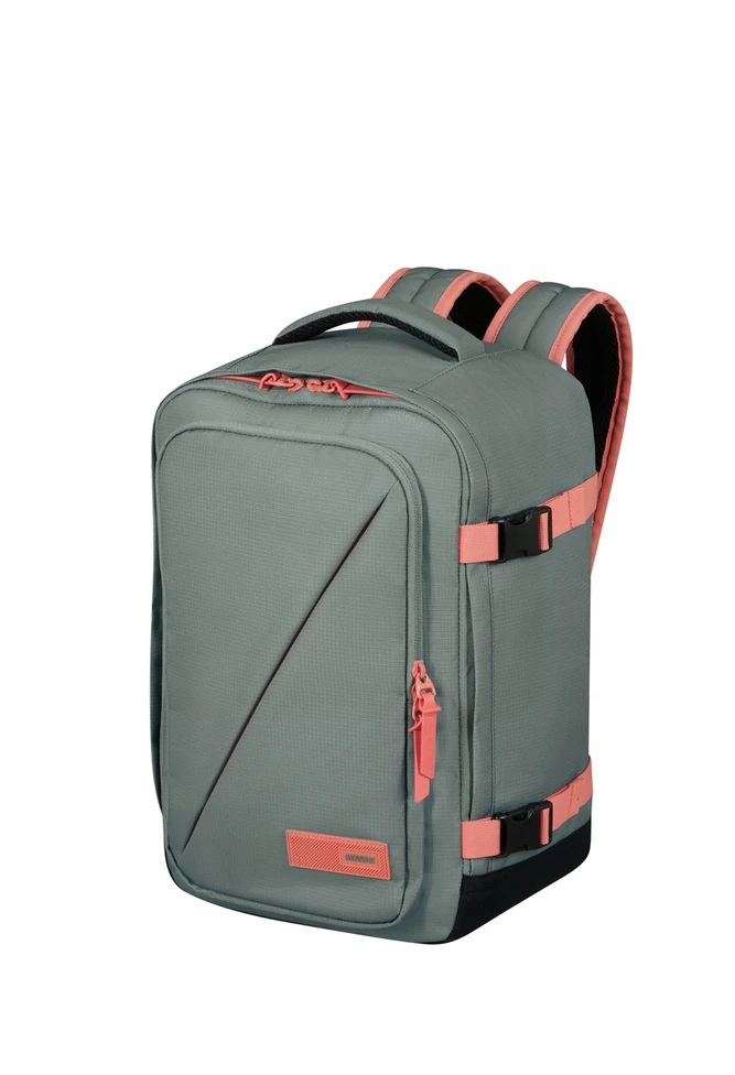 149174 A635 Kuprinė KABINOWY (RYANAIR) AMERICAN TOURISTER TAKE2CABIN S SAGE/CORAL