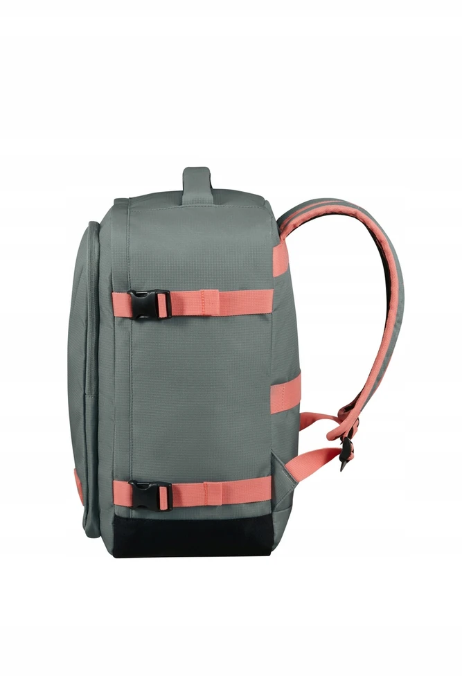 149174 A635 Kuprinė KABINOWY (RYANAIR) AMERICAN TOURISTER TAKE2CABIN S SAGE/CORAL