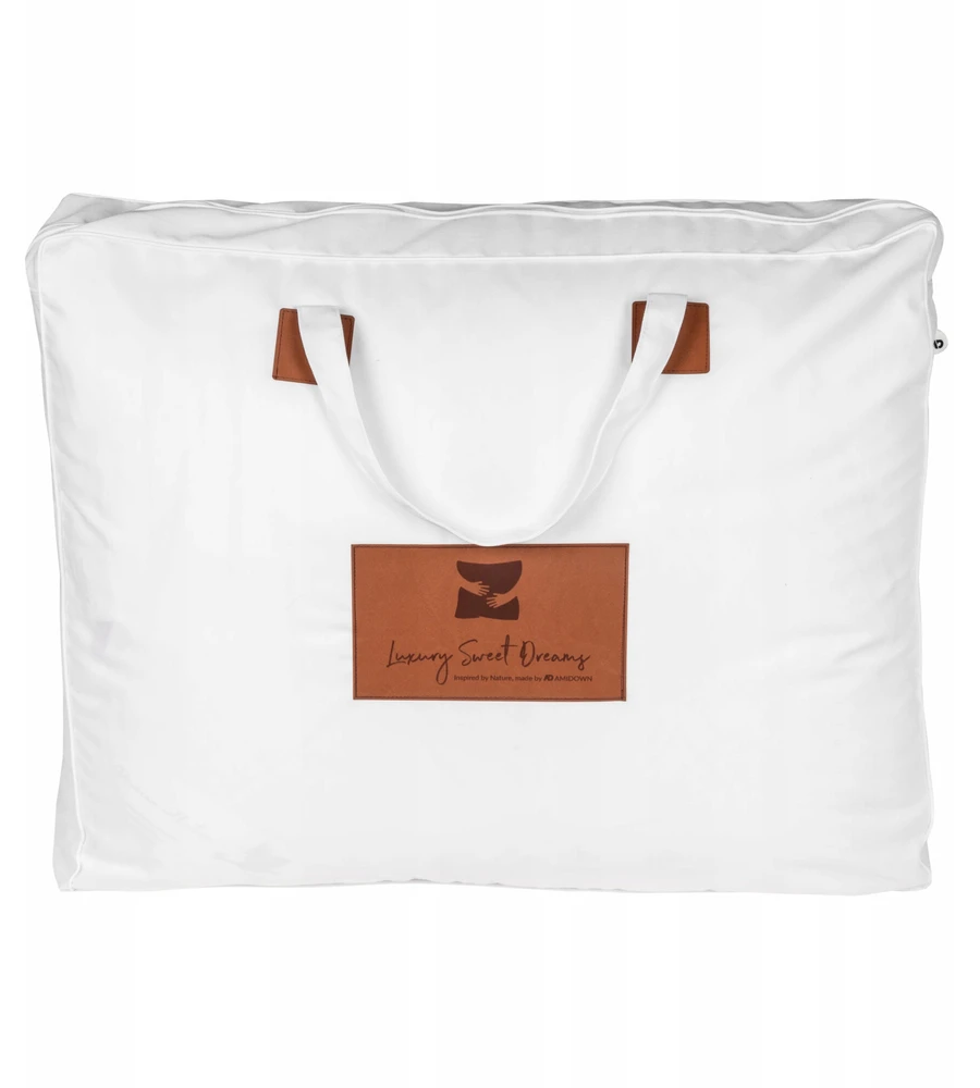 Amidown Kołdra Całoroczna 100x140 Kaczy Puch Antyalergiczna PREMIUM Polska Oeko Tex
