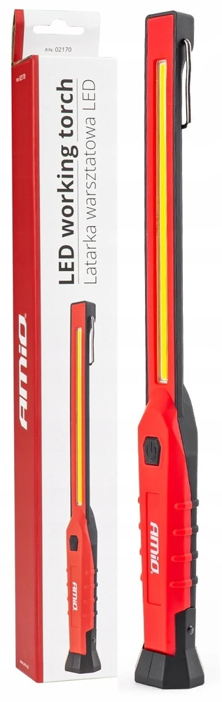 Amio LED Inspekcinė lempa, 3 W COB, 1800 mAh