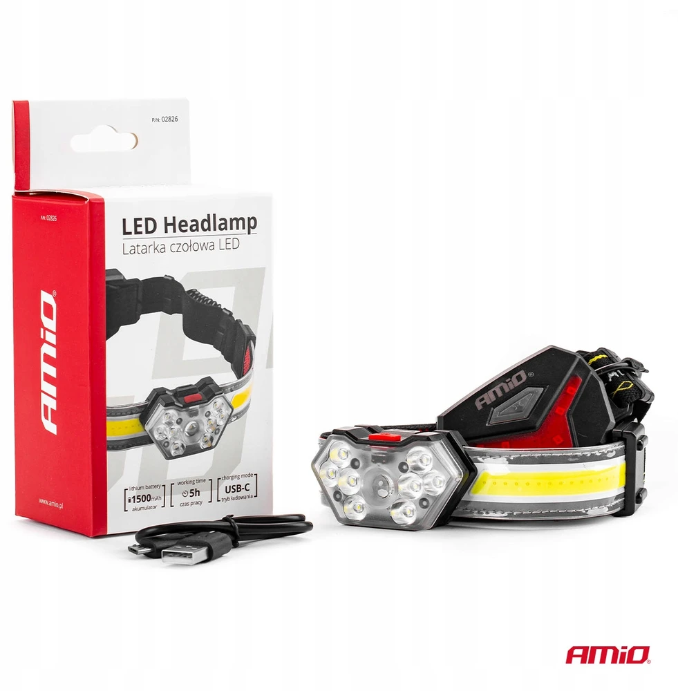 Carcommerce Prožektorius ant galvos 3W COB LED