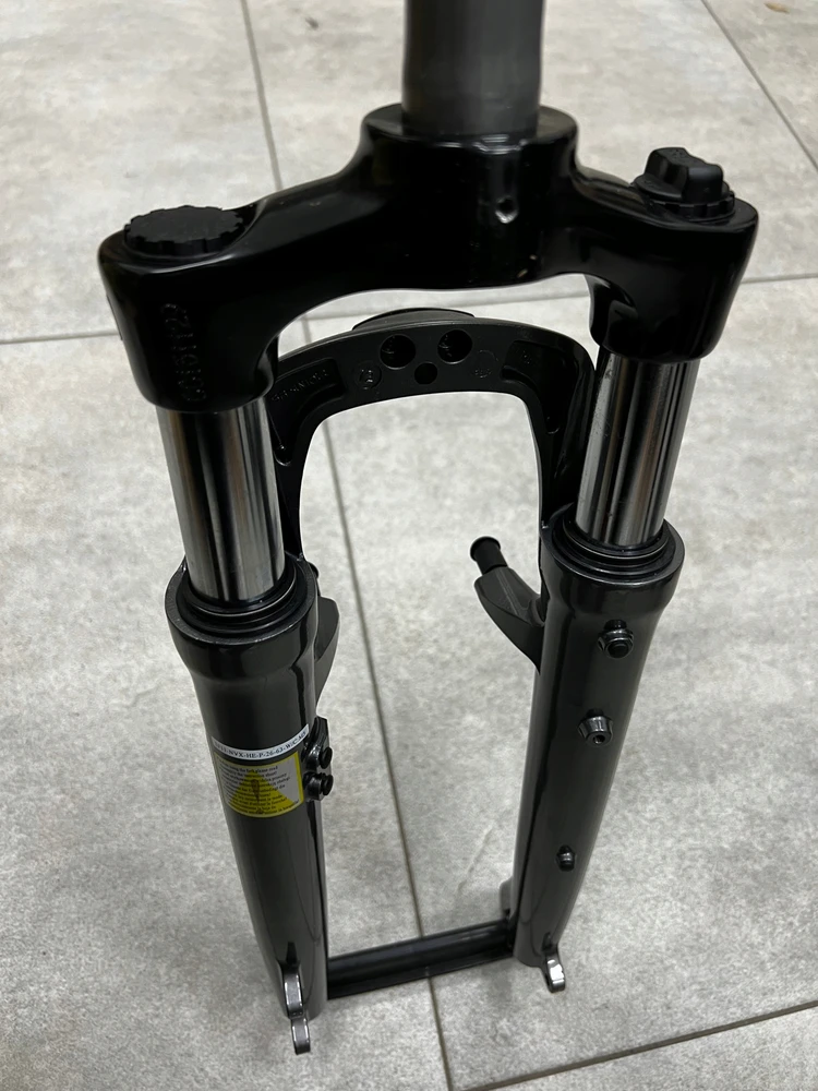 Amortizatorius SR Suntour NVX-HE-P 26" 63mm Disc/V-Brake Atstumas tarp sriegių 120 mm