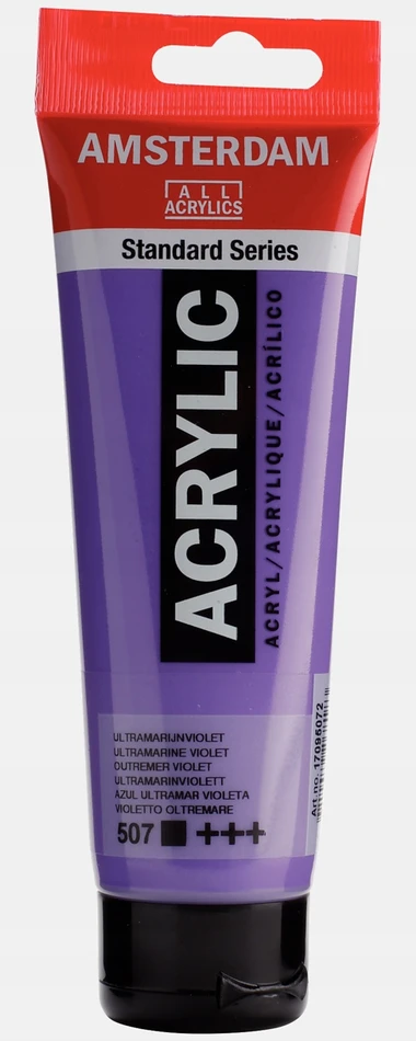 Amsterdam akriliniai dažai, 120ml, Fioletinė Ultramaryna 507
