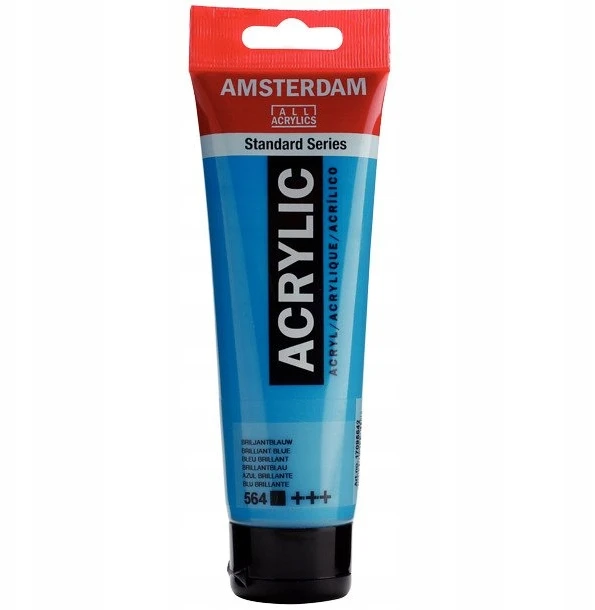 Artequipment Amsterdam akriliniai dažai 564 Briliantiniai mėlyni, 120ml