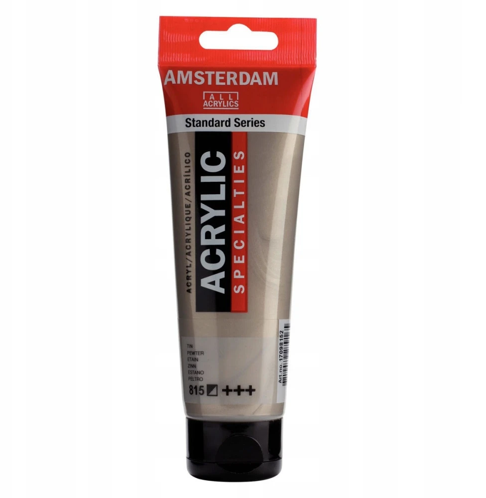Amsterdam Akriliniai Dažai Metaliniai 120ml Pawter 815