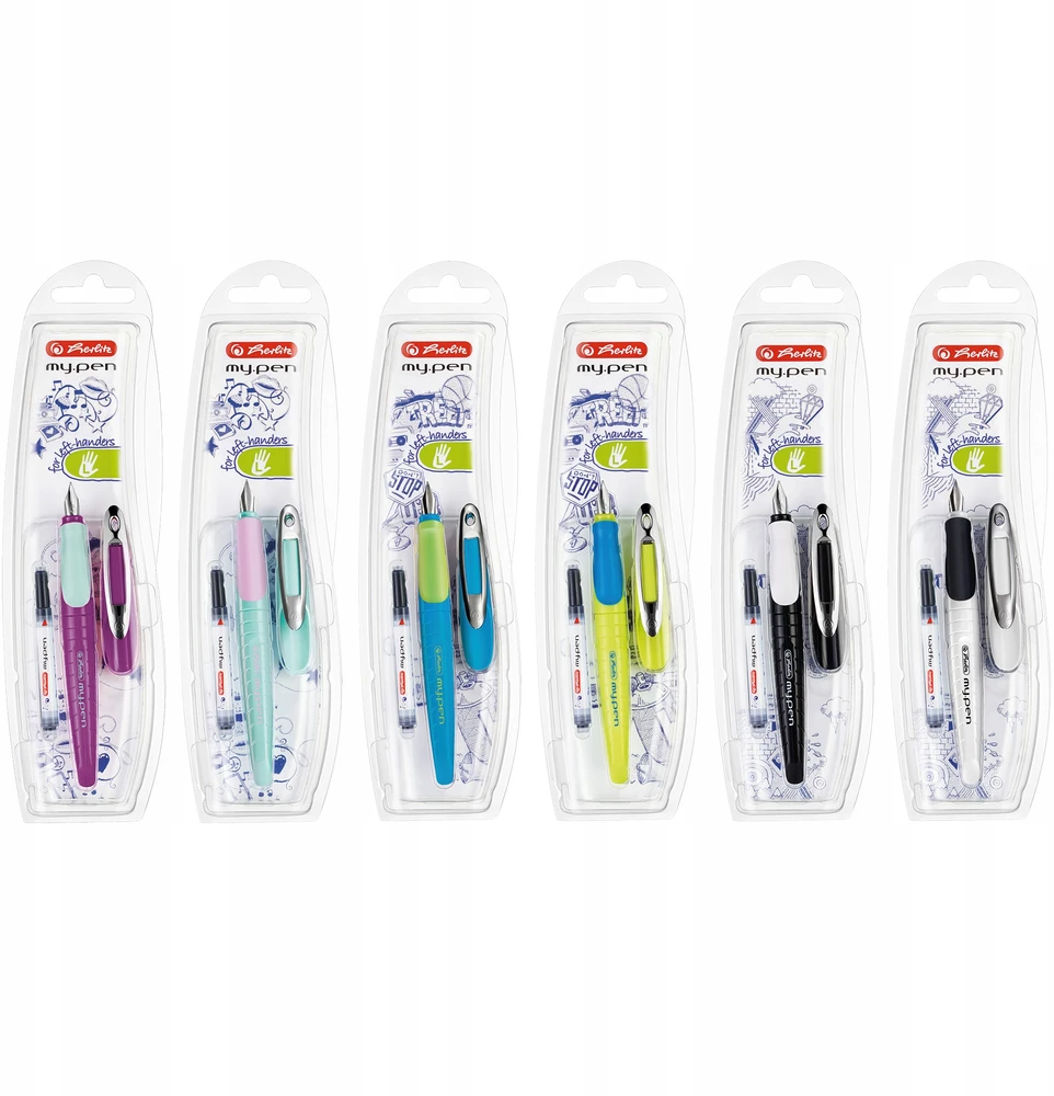 Amžinas rašiklis Herlitz My.pen, morkų ir baltos spalvos