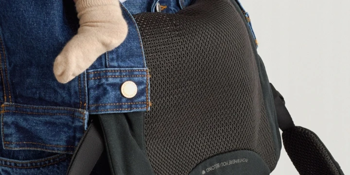 Anex Whiz-hug - Reguliuojama Ergonomiška Nešioklė 0-15 kg | Mochas