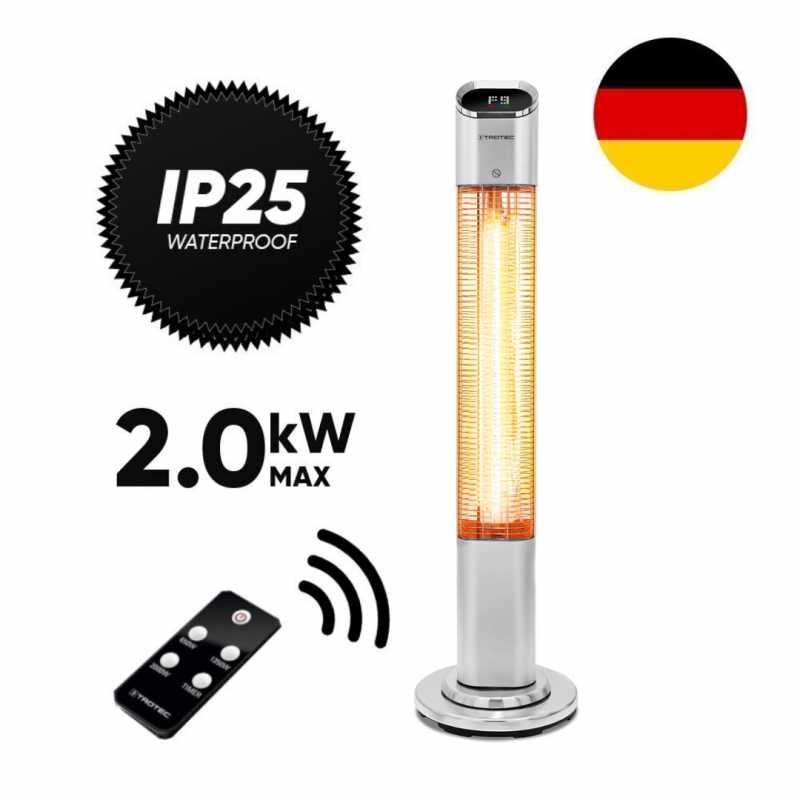 Trotec IRS 2050 E 2000W anglies pluošto infraraudonųjų spindulių šildytuvas
