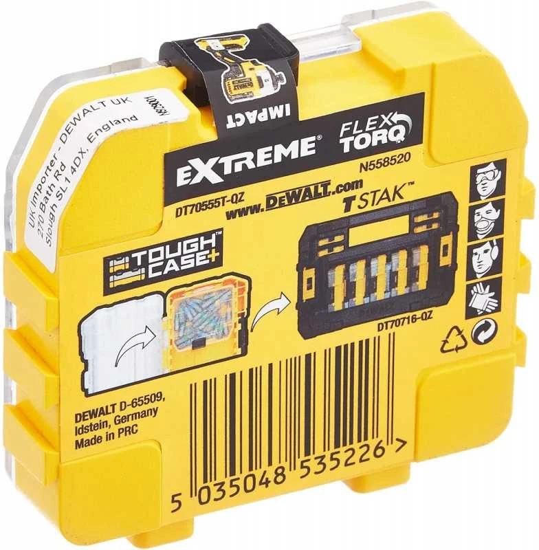 Sukimo antgalių rinkinys DeWalt DT70555T-QZ, 25 vnt.