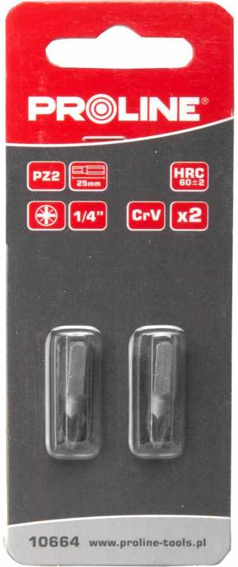 Antgalis Proline PZ2 1/4 colio 25mm 2 vnt.